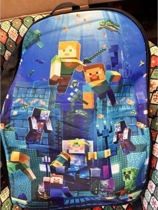 Other - Minecraft Kid's Multi and Blue Bag